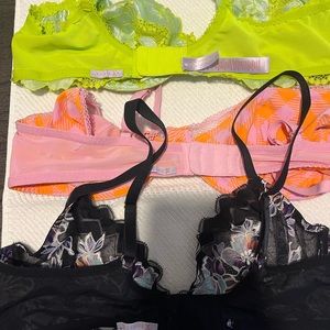 Set of 3 Size 38C Savage X Fentys bras
